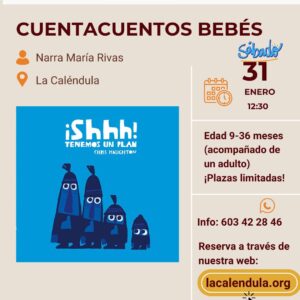 Cuentacuentos bebés en Algeciras: ¡Shhh! Tenemos un plan