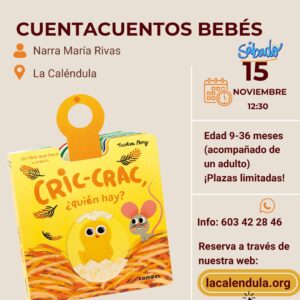 Cuento Cric-crac, ¿quién hay? de Combel Editorial lectura infantil