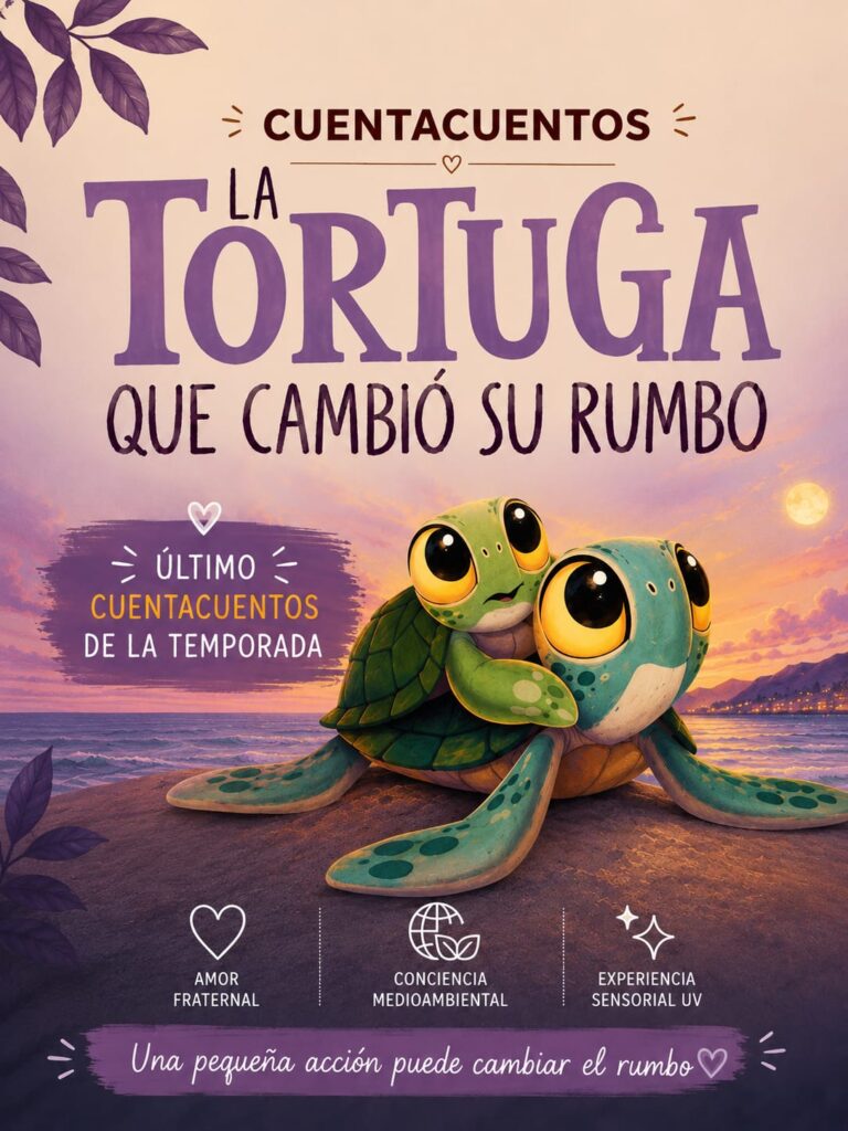cuentacuentos sensorial en Algeciras inspirado en tortugas marinas