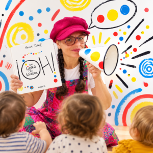Cuentacuentos sensorial para bebés ¡Oh! Un libro con sonidos en La Caléndula Algeciras